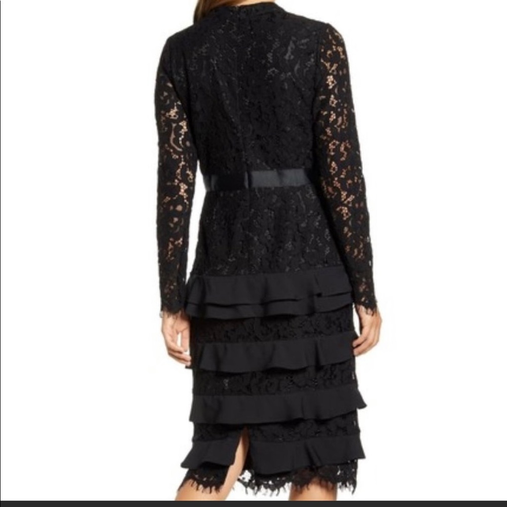 Rachel Parcell Long Sleeve Lace Dress Black - Picture 2 of 8